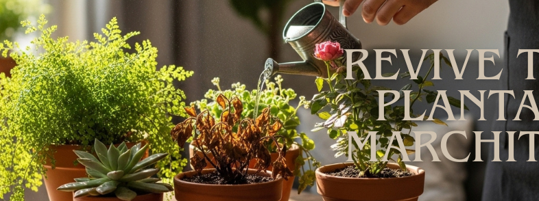 Cómo revivir una planta marchita