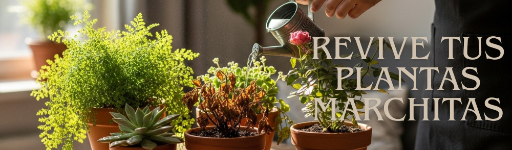 Cómo revivir una planta marchita en casa